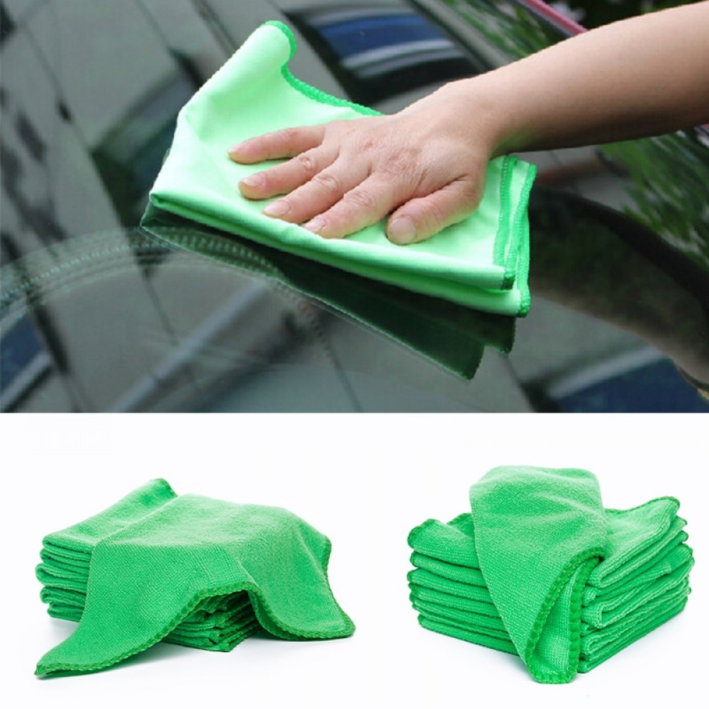 5pcs Microfiber Towel Car Wash Soft Cleaning Car Care Detailing Cloths Auto Wash Towel Duster Microfiber Cloth Tools 25cmX25cm
