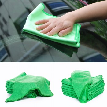 5pcs Microfiber Towel Car Wash Soft Cleaning Car Care Detailing Cloths Auto Wash Towel Duster Microfiber Cloth Tools 25cmX25cm