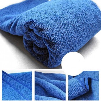 LumiParty 30*30cm Car Wash Towel Soft Microfiber Fiber Buffing Fleece Car Wash Towel Absorbent Dry Cleaning Kit Set for Car r30