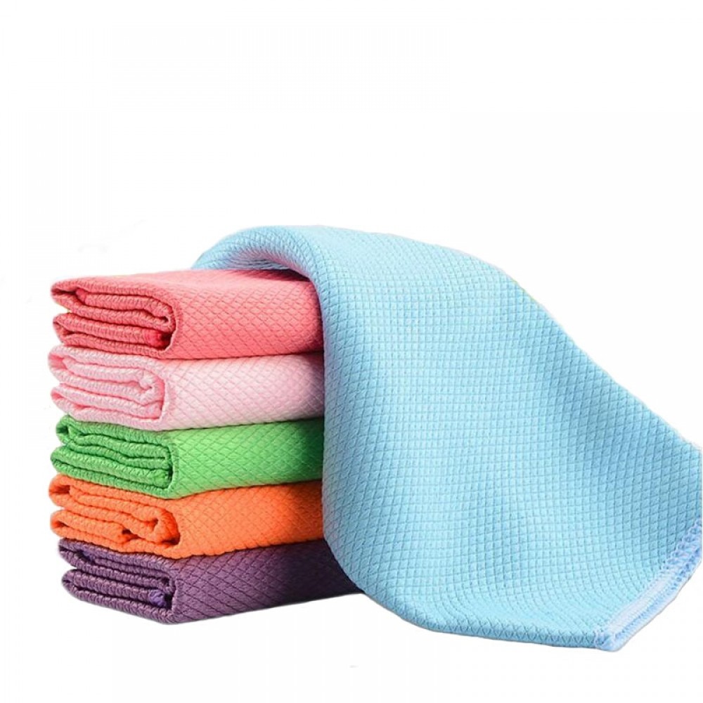 3Pcs/Pack Absorbent Microfibre Car Towels Dish Quick Drying Cleaning Towel Cloth Multi-purpose Dishcloth Rag 30*40cm