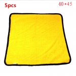 5PCS 800GSM 45cmx40cm Super Thick Plush Microfiber Car Cleaning Cloths Car Care Microfibre Wax Polishing Detailing Towels Soft