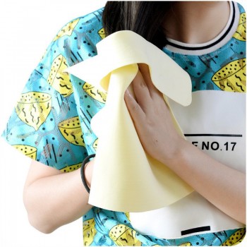 1 pc Car Cleaning Car Towel Washing Wipe Towel Absorbent Chamois Synthetic Cloth Large Size 30x43cm