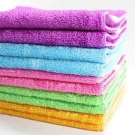2 Pcs/Set Car Micor Fiber Dishcloth Oilproof Non-Sticking Waste-Absorbing Thickening Rags Cloths Cleaning Tools Accessories