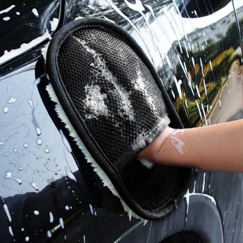 Car Wash Clean Sponge Brush Glass Cleaner Blue Wave Car Wash Car cleaning Towel Accesorios de coche Multipurpose
