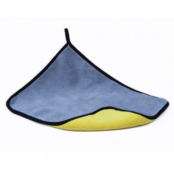 30*30cm Car Care Polishing Wash Towel Plush Double-sided coral fleece Washing Drying Towel Strong Thick Plush Car Cleaning Cloth
