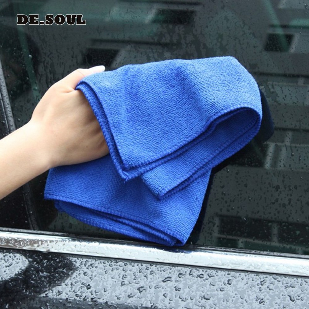 QIAOGUANJIA 6pcs Auto Accessories 30*30cm Car Cleaning Towel Car Clean Microfiber Towel Car Wash Detailing Thicken Towel
