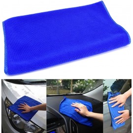 Auto Care New Practical 1Pcs Blue Soft Microfiber Absorbent Towel Car Wash Cloth Car Auto Care Microfiber Towels Car Care #A