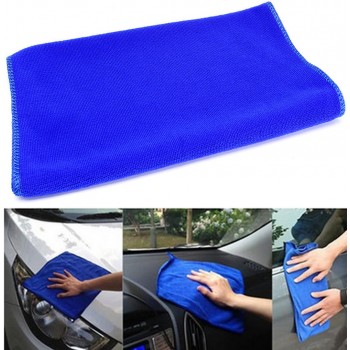 Auto Care New Practical 1Pcs Blue Soft Microfiber Absorbent Towel Car Wash Cloth Car Auto Care Microfiber Towels Car Care #A