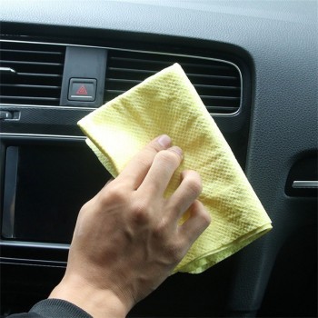 Auto Accessories Single Embossed Synthetic Deerskin Towel PVA Car Wash Towel Car Detailing Car Towel 43*32CM