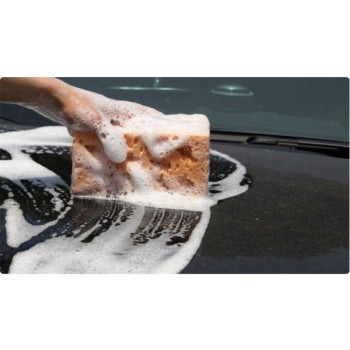Fashion New Practical Yellow Nonslip Sponge Towel Washing Cleaner Tool For Car Auto Car cleaning auto accessorie