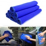 30*30cm Car-styling Soft Microfiber Blue Cleaning Towel Car Auto Wash Dry Clean Polish Cloth Car Wash Cleaning Towels #A