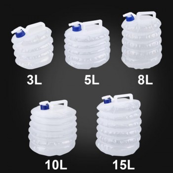 8L Portable Outdoor Car Camping Plastic Folding Compressible Bucket Collapsible Water Container Car Bucket Car Accessories