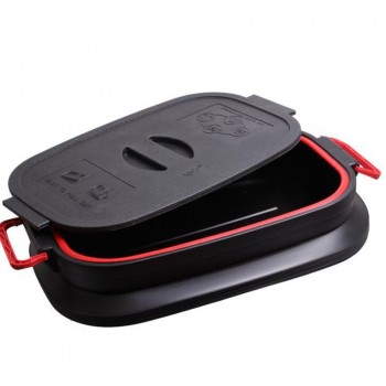 YG 37L big capacity Outdoor tool camping washing Car Folding Fishing Telescopic Bucket with Cover Portable Storage Box Organizer