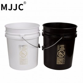 MJJC Brand with High Quality Dual Bucket two bucket washing Kit each bucket 5 gallon(20L) one black and one white