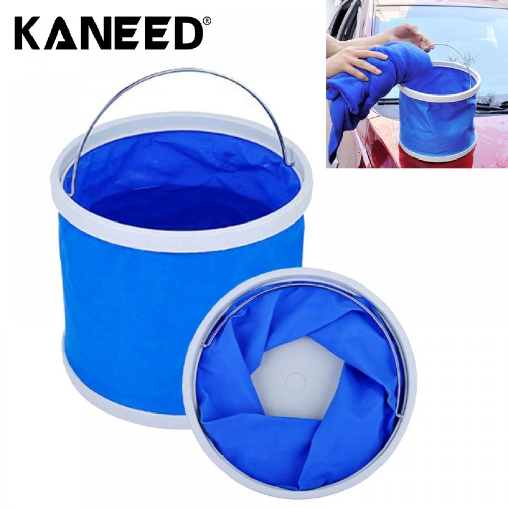 Car Washer Bucket 9L Multifunctional Foldable Bucket for Car Washing / Fishing / Storage Car Accessories