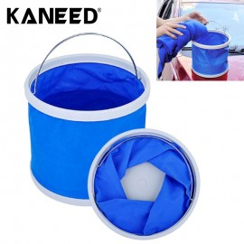 Car Washer Bucket 9L Multifunctional Foldable Bucket for Car Washing / Fishing / Storage Car Accessories
