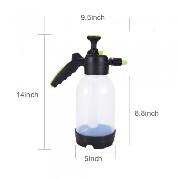 2L Car Cleaning Water Spray Pressure Sprayer Bottle  Multi-Purpose Sprayer Garden Hand Pressed Watering Pot for Household Plant