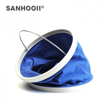 SANHOOII 11L Outdoors Fishing Essential Portable Folding Bucket Car Wash Bucket Art Painting Brush Washing Color Random