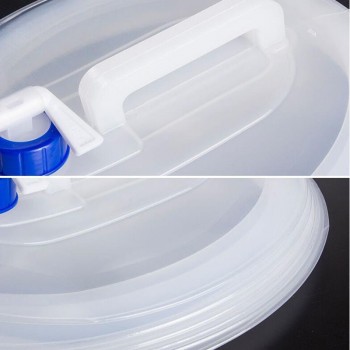 YG 8L/15L Portable Folding PE Water Bottle Compression Outdoor Camping Car Collapsible Water Bag Foldable Bucket
