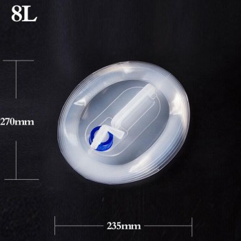 YG 8L/15L Portable Folding PE Water Bottle Compression Outdoor Camping Car Collapsible Water Bag Foldable Bucket