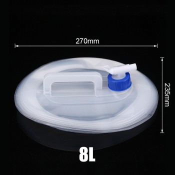 Car Portable Outdoor Car Camping Plastic Folding Compressible Bucket Collapsible Water Container Car Accessories Storage Tool