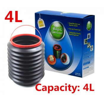 1 PC portable folding bucket car wash bucket Multifunction Portable Washing Basin 11L Camping Accessories Water Pot