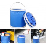 Outdoors Fishing essential portable folding bucket car wash bucket (9L) E7721 Car bucket