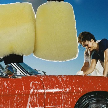 New Microfiber Plush Mitt Car Wash Mitten Washing Glove Cleaning Brush Tools