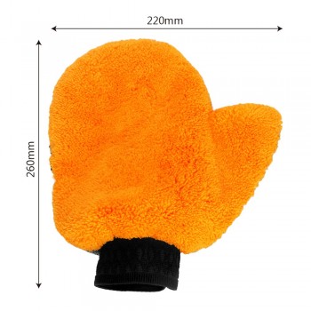 Soft Coral Fleece Car Washing Gloves Clean Window Door Velvet Water Absorption Soft Care Furniture Glass Dust Cleaning Washer