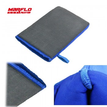 MARFLO Car Care Maintenance Tools Magic Clay Glove Blue Mitt Microfiber Auto Detailing Cleaner Washer