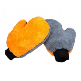 high quality Car Wash Glove double face coral fleece/coral velvet thicken Cleaning Cloth Water Absorption Detailing Dust cleaner