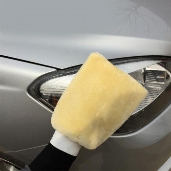 Car Wash Mitt Double Sided Wool Microfiber Car Cleaning Glove For Motorcycle Wax Polishing Washer Sponge Auto Care Cleaning