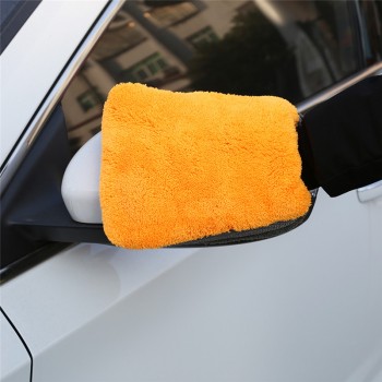 1 Piece 25x17cm Microfiber Plush Auto Detailing Soft Washing Mitten Washing Glove Tools Glass Dust Cleaner