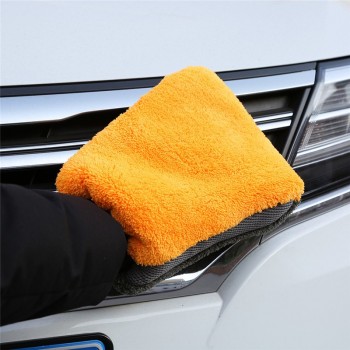 1 Piece 25x17cm Microfiber Plush Auto Detailing Soft Washing Mitten Washing Glove Tools Glass Dust Cleaner