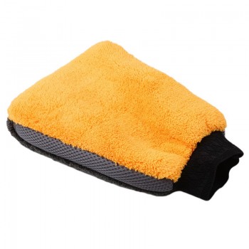 1 Piece 25x17cm Microfiber Plush Auto Detailing Soft Washing Mitten Washing Glove Tools Glass Dust Cleaner