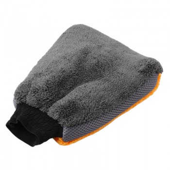 1 Piece 25x17cm Microfiber Plush Auto Detailing Soft Washing Mitten Washing Glove Tools Glass Dust Cleaner