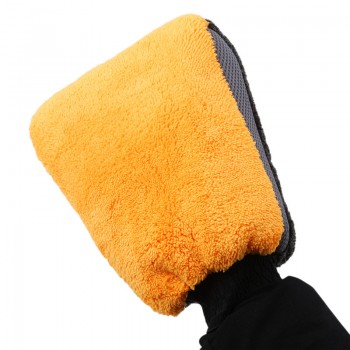 1 Piece 25x17cm Microfiber Plush Auto Detailing Soft Washing Mitten Washing Glove Tools Glass Dust Cleaner