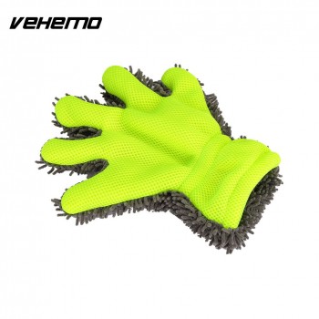 Vehemo Full Finger Chenille Cleaning Cloth Brush Premium Quality Washing Wiping Towel Cleaning Glove