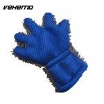 Vehemo Cleaning Glove Car Wash Glove Cleaning Cloth Chenille Full Finger Hard Wearing Washing Cleaning Tool Automobile Towel