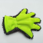 high quality Car Wash Glove thicken Cleaning 5 finger car wash glove Household cleaning Water Absorption Detailing Dust cleaner