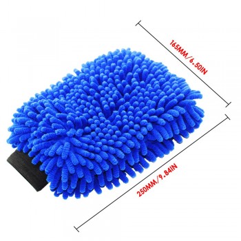 Car Wash Gloves Microfiber Car Motorcycle Cleaning Care Detailing Tools Chenille Soft Towel For Automotives Household Wash Glove