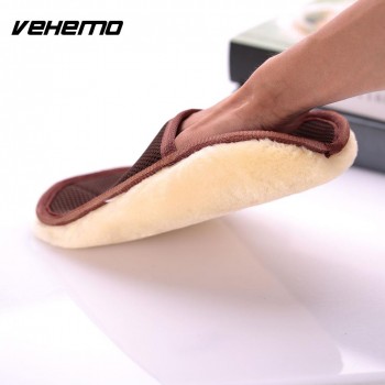 1PCS 2Color Imitation Wool Motorcycle Car Washing Gloves Supplies Universal