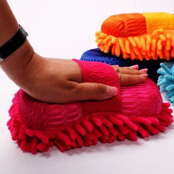 High quality Ultrafine Chenille Fiber Multifunctional Hand Towel Cleaning Car Gloves Washing glass furniture Practical durable