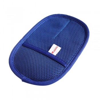 HOT Plush Car Wash Clean Sponge Brush Glass Cleaner gloves Blue Wave Car Wash Triangle home cleaning metal PVC plastics leather