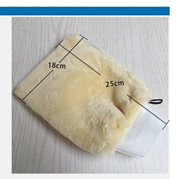 Car Wash Mitt Double Sided Wool Microfiber Car Cleaning Glove for Motorcycle Wax Polishing Washer Sponge Car Care Cleaning