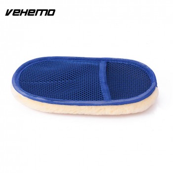Vehemo 1PCS 2Color Artificial Imitation Wool Car Washing Gloves Supplies Tool