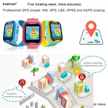 Q403 4G Kids GPS Positioning Watch Smart Phone Watch Touch Screen IP67 Waterproof Smart Wearable Device