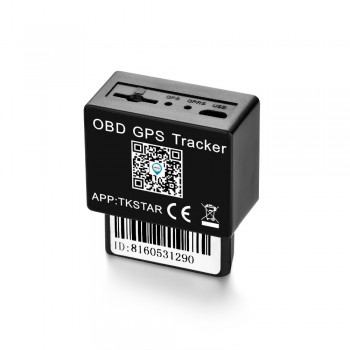 TK STAR TK816 Car OBD GPS Tracker TK816 , sms tracking on google map, APP and Android real time tracking with shock alarm