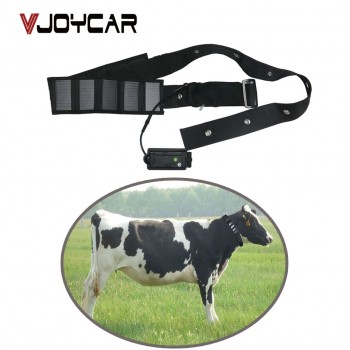 VJOYCAR Cow GPS Tracker Solar Panel Collar Big Rechargeable Battery 5000mAh For Cattle Horse Camel Big Animal Real Time Tracking