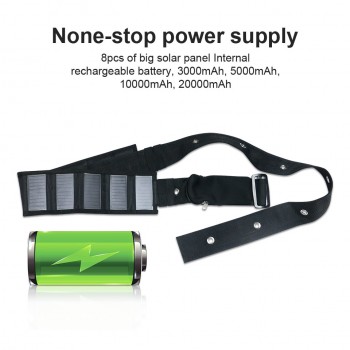 VJOYCAR Cow GPS Tracker Solar Panel Collar Big Rechargeable Battery 5000mAh For Cattle Horse Camel Big Animal Real Time Tracking